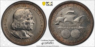 1892 50C Columbian N1