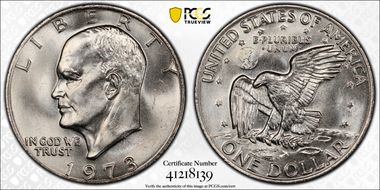 1973 $1 MS66