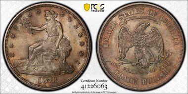 1876 T$1 MS64