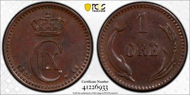 1886 CS Øre MS63BN