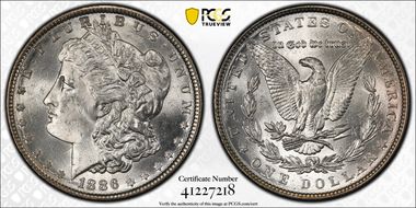 1886 $1 MS64