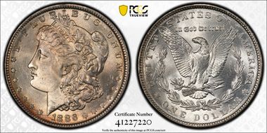 1886 $1 MS63