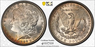 1886 $1 MS63