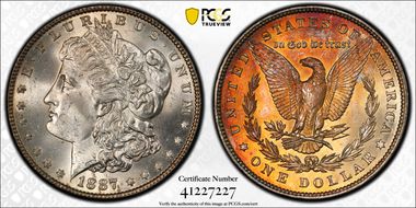 1887 $1 MS65