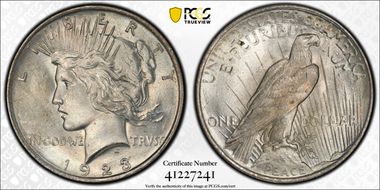 1923 $1 MS65