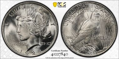 1923 $1 MS66
