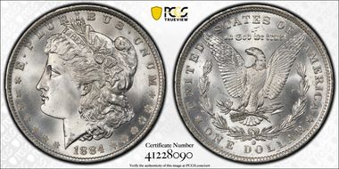 1884-O $1 MS67