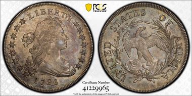 1796 $1 BB-61 AU58