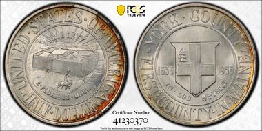 1936 50C York MS68