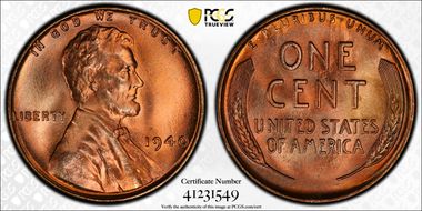 1940 1C MS67RD