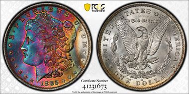 1885-O $1 MS66+