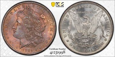 1884-O $1 MS66