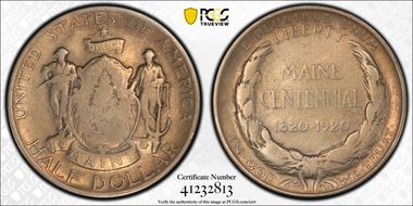 1920 50C Maine VF25