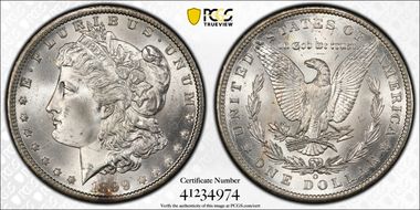 1899-O $1 MS65