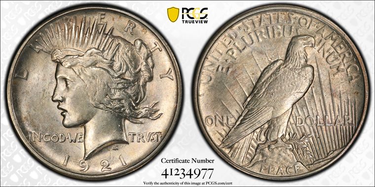 Cert 41234977 - Coin Image