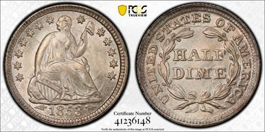 1853 H10C Arrows MS67