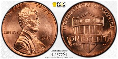 2010 1C Shield MS65RD