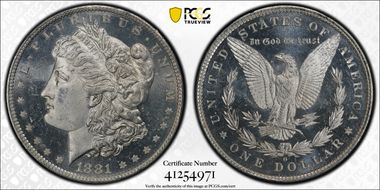 1881-O $1 MS64DMPL