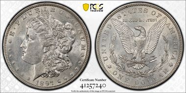 1897-O $1 AU55