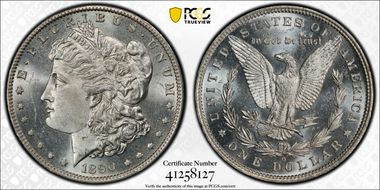 1890-O $1 MS64