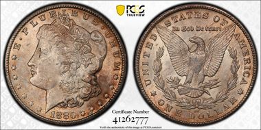 1880-CC $1 MS62