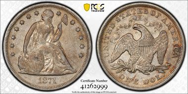1871 $1 F15