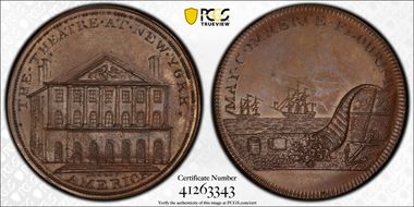 (1797) 1D New York Theatre Middlesex-167 MS65BN