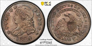 1820 10C Small 0 MS67