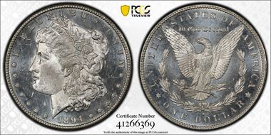 1894-S $1 MS64PL