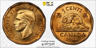 1942 5C Tombac MS64