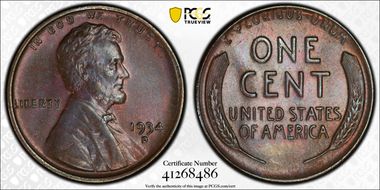 1934-D 1C MS65BN
