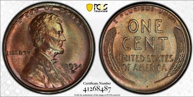 1934-D 1C MS65BN