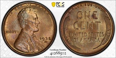1935-D 1C MS64BN