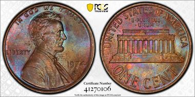 1974-S 1C MS64BN