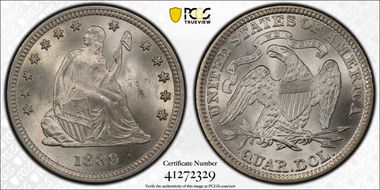 1889 25C MS64