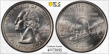 2003-P 25C Missouri MS67