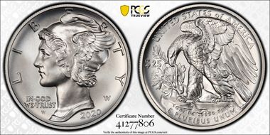 2020-W $25 Palladium SP70