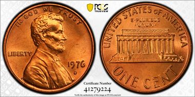1976-D 1C MS66RD