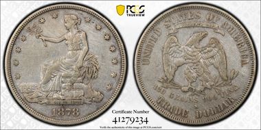 1878-S T$1 Trade N1