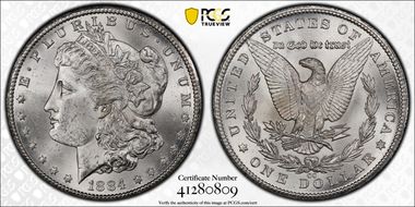 1884-CC $1 MS63