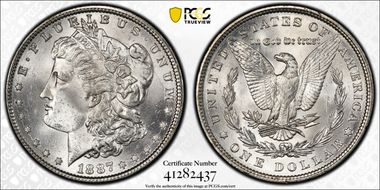 1887 $1 MS64