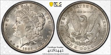 1884-O $1 MS63