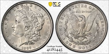 1889 $1 MS62