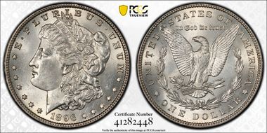 1896 $1 MS62