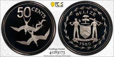 1980-FM 50C KM-50 Copper-Nickel PR69DCAM