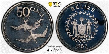 1982-FM 50C KM-87a Silver PR67DCAM