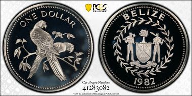 1982-FM $1 KM-88a Silver PR68DCAM