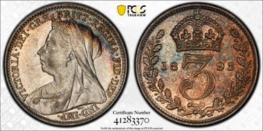 1893 3D S-3942 Old Head AU53