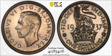 1937 Shil S-4082 English Rev PR65