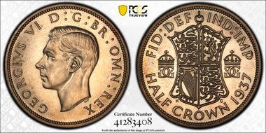 1937 1/2 Cr S-4080 PR65